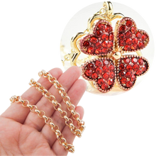 Cargar imagen en el visor de la galería, Collar Corazón Trébol 4 Hojas Ajustable - Ozerty