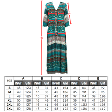 Cargar imagen en el visor de la galería, Vestido bohemio con cuello de pico
 - Ozerty