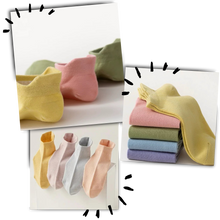 Cargar imagen en el visor de la galería, Calcetines tobilleros transpirables de algodón
 - Ozerty