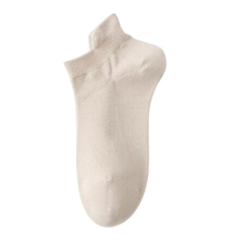 Cargar imagen en el visor de la galería, Calcetines tobilleros transpirables de algodón
 -Beige/EU35-40/UK4-6/US5-7 - Ozerty