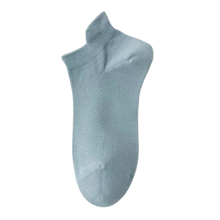 Cargar imagen en el visor de la galería, Calcetines tobilleros transpirables de algodón
 -Azul claro/EU35-40/UK4-6/US5-7 - Ozerty