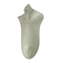 Cargar imagen en el visor de la galería, Calcetines tobilleros transpirables de algodón
 -Verde claro/EU35-40/UK4-6/US5-7 - Ozerty