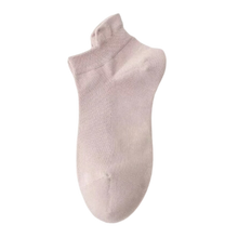 Cargar imagen en el visor de la galería, Calcetines tobilleros transpirables de algodón
 -Rosa claro/EU35-40/UK4-6/US5-7 - Ozerty