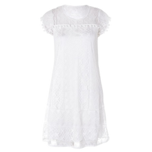Cargar imagen en el visor de la galería, Vestido boho chic de encaje
 -S/BlancoM/BlancoL/BlancoXL/BlancoXXL/Blanco3XL/Blanco4XL/Blanco - Ozerty