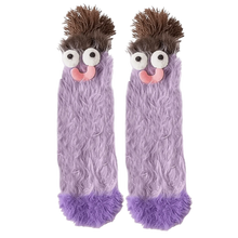 Cargar imagen en el visor de la galería, Calcetines de terciopelo -Morado - Ozerty