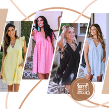 Cargar imagen en el visor de la galería, Elegante vestido de bordado inglés
 - Ozerty