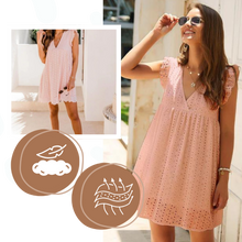 Cargar imagen en el visor de la galería, Elegante vestido de bordado inglés
 - Ozerty