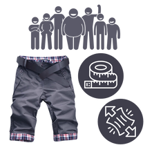 Cargar imagen en el visor de la galería, Pantalones cortos estilo cargo elegante para hombre
 - Ozerty