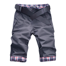 Cargar imagen en el visor de la galería, Pantalones cortos estilo cargo elegante para hombre
 -Gris/MGris/LGris/XLGris/XXLGris/3XL - Ozerty
