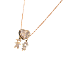 Cargar imagen en el visor de la galería, Elegante collar para madres
 -1 Niño 1 Niña - Ozerty