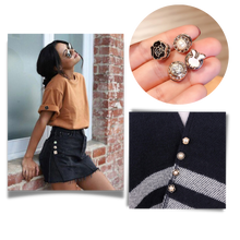 Cargar imagen en el visor de la galería, Elegantes broches de botón sin costura
 - Ozerty