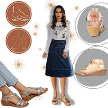 Cargar imagen en el visor de la galería, Elegantes sandalias ortopédicas Boho
 - Ozerty
