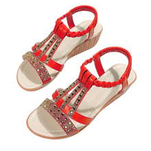 Cargar imagen en el visor de la galería, Elegantes sandalias ortopédicas Boho
 -Rojo/EU35/UK2/US4.5Rojo/EU36/UK3/US5.5Rojo/EU37/UK4/US/6.5Rojo/EU38/UK4.5/US7Rojo/EU39/UK5.5/US8Rojo/EU40/UK6/US8.5Rojo/EU41/UK7/US9.5 - Ozerty