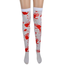 Cargar imagen en el visor de la galería, Calcetines de compresión para Halloween -Cuentos sangrientos - Ozerty