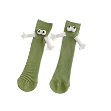 Cargar imagen en el visor de la galería, Calcetines con manitas magnéticas
 -Verde/Talla única - Ozerty