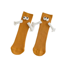Cargar imagen en el visor de la galería, Calcetines con manitas magnéticas
 -Naranja/Talla única - Ozerty