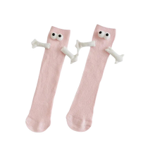 Cargar imagen en el visor de la galería, Calcetines con manitas magnéticas
 -Rosa/Talla única - Ozerty