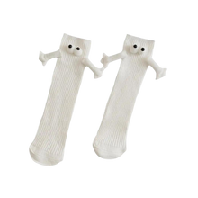 Cargar imagen en el visor de la galería, Calcetines con manitas magnéticas
 -Blanco/Talla única - Ozerty