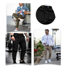 Cargar imagen en el visor de la galería, Pantalones cargo Slim Fit para hombre
 - Ozerty