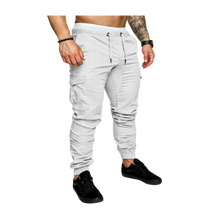 Cargar imagen en el visor de la galería, Pantalones cargo Slim Fit para hombre
 -Blanco/MBlanco/LBlanco/XLBlanco/XXLBlanco/3XLBlanco/4XLBlanco/5XL - Ozerty