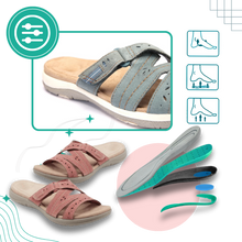 Cargar imagen en el visor de la galería, Sandalias con plantilla ortopédica - Ozerty