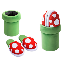 Cargar imagen en el visor de la galería, Zapatillas con forma de planta carnívora de Mario Bros
 - Ozerty