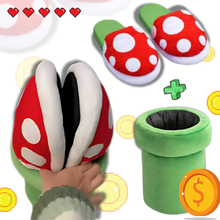 Cargar imagen en el visor de la galería, Zapatillas con forma de planta carnívora de Mario Bros
 - Ozerty