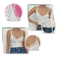 Cargar imagen en el visor de la galería, Top de encaje suave y elegante
 - Ozerty
