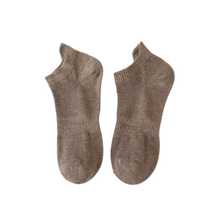 Cargar imagen en el visor de la galería, Calcetines tobilleros para hombre
 -Café/EU38-45/UK5-12/US6-14 - Ozerty