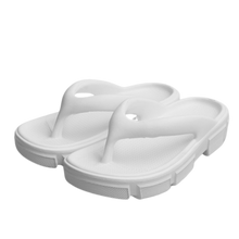 Cargar imagen en el visor de la galería, Sandalias ultra-cómodas efecto algodón
 -Blanco/EU35-36/US5-6/UK2.5-3Blanco/EU37-38/US6.5-7.5/UK4-5Blanco/EU39-40/US8.5-9/UK6-6.5 - Ozerty