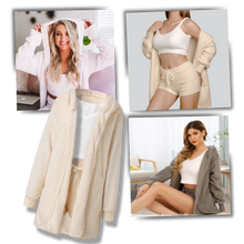 Cargar imagen en el visor de la galería, Conjunto de pijama corto, elegante y versátil
 - Ozerty