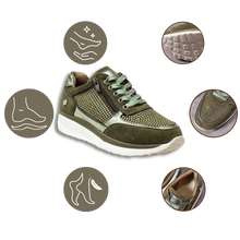 Cargar imagen en el visor de la galería, Zapatillas con cuña y cristales strass
 - Ozerty